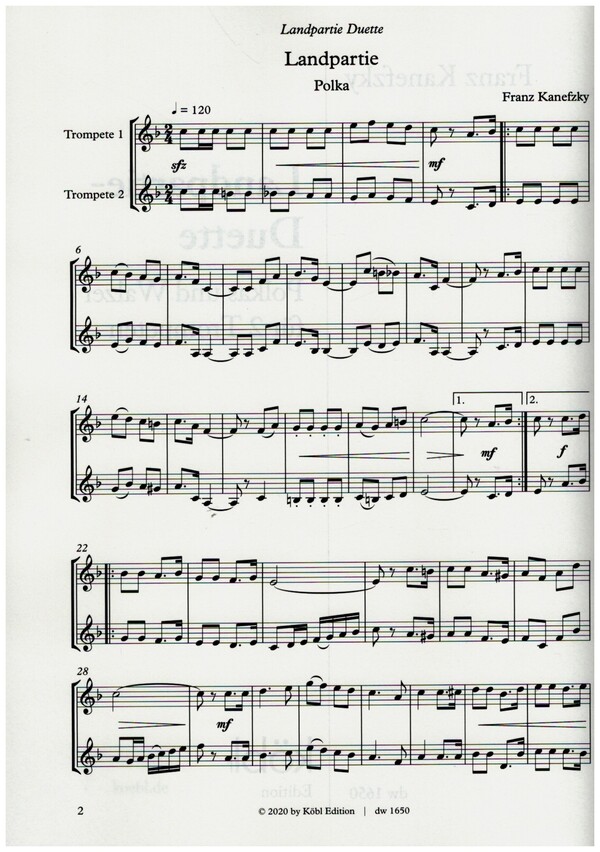 Landpartie-Duette - Polkas und Walzer