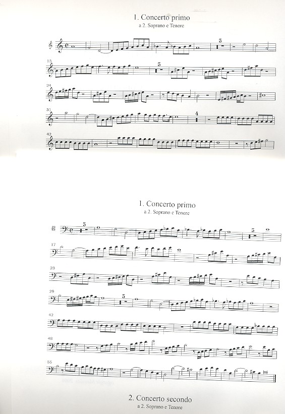 Concerti e canzoni vol.1-3 für