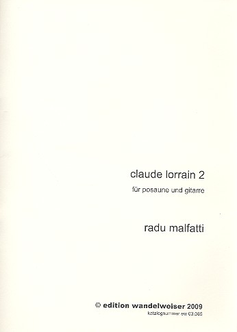 Claude Lorrain 2 für Posaune und Gitarre
