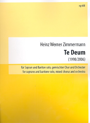 Te Deum (Neufassung 2006) für Sopran,