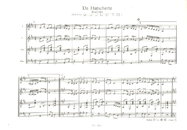 Mühlviertler Tanzln: für 2 Melodieinstrumente,