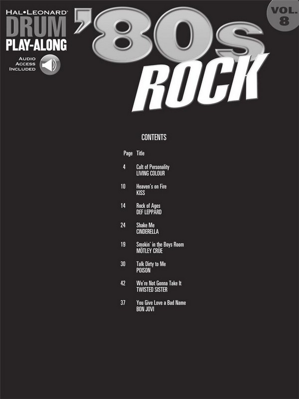 80's Rock (+CD): Dum Playalong vol.8