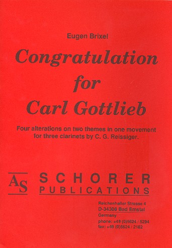 Congratulations for Carl Gottlieb