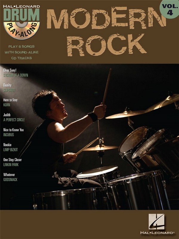 Modern Rock: drum playalong vol.4