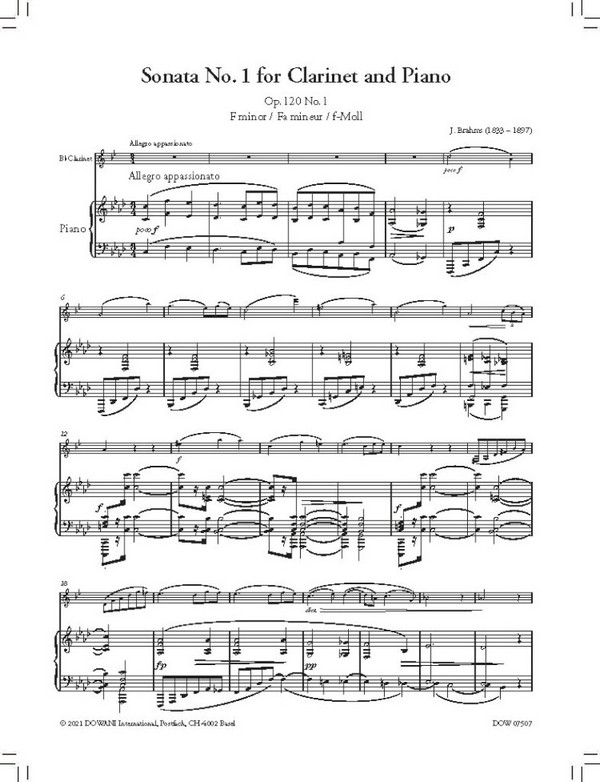 Sonata in F Minor No.1 (+Online Audio)