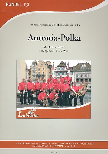 Antonia-Polka: für Blasorchester