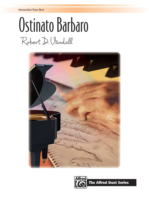 Ostinato Barbaro for piano 4 hands