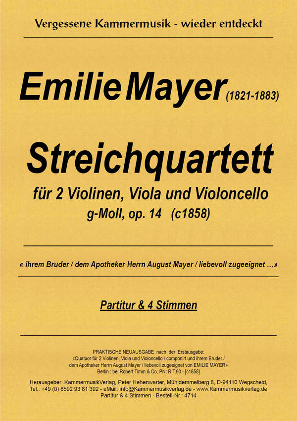 Streichquartett g-Moll op.14