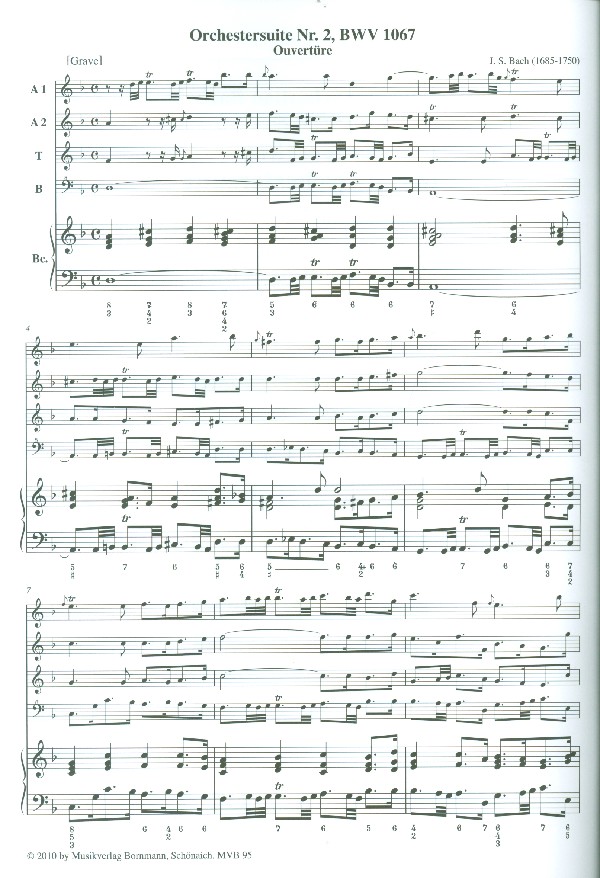 Ouvertüre der Orchestersuite Nr.2