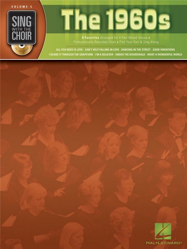 The 1960s (+CD) for mixed chorus