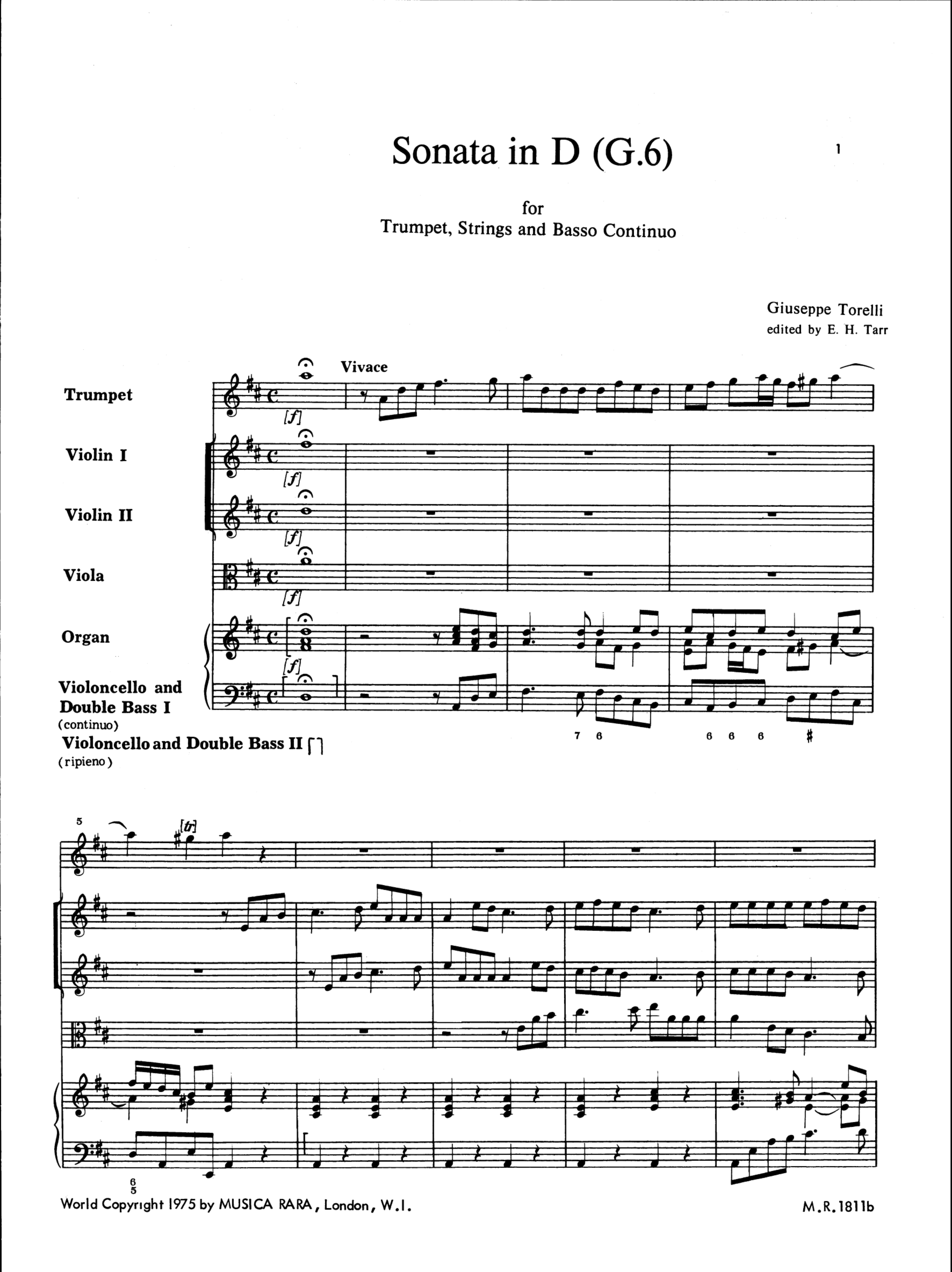 Sonate D-Dur G6