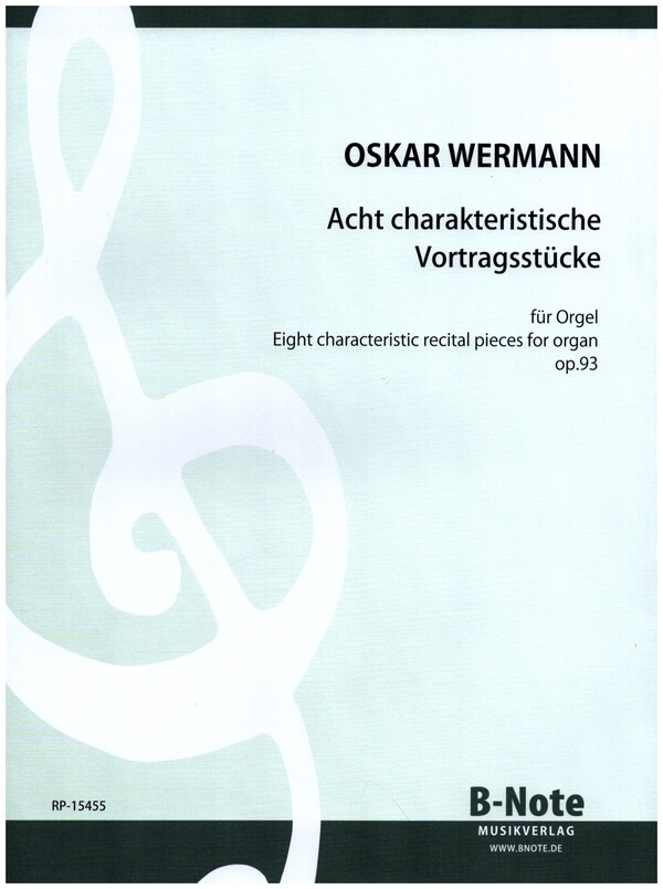 8 charakteristische Vortragsstücke op.93