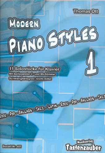 Modern Piano Styles Band 1 