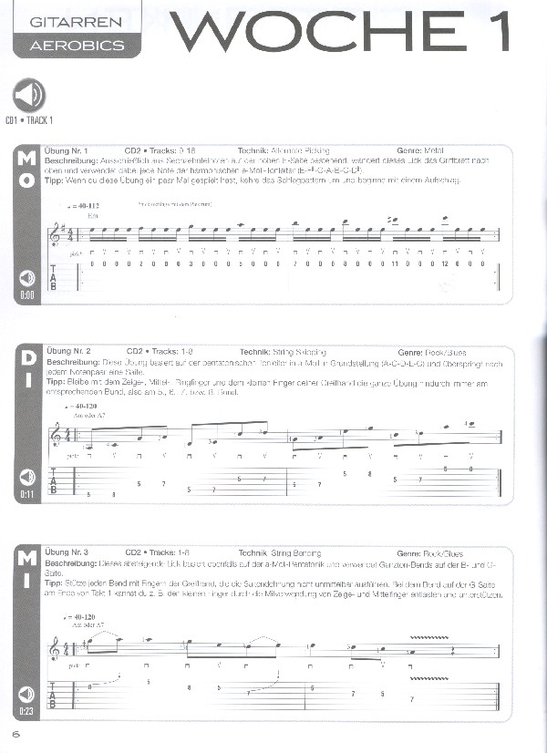 Gitarren Aerobics (+2 CD's)