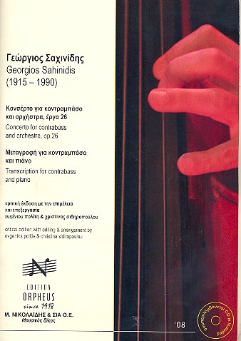 Concerto op.26 for double bass and orchestra op.26 (+CD)