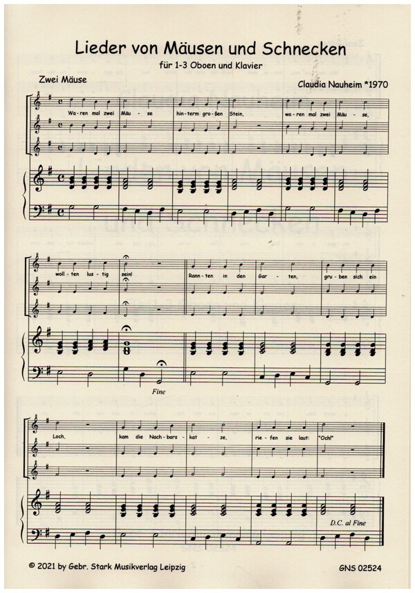 Lieder von Mäusen und Schnecken