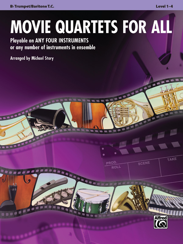 Movie Quartets for all: for 4 instruments