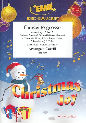 Concerto grosso g-Moll op.6,8 für 4 Trompeten,