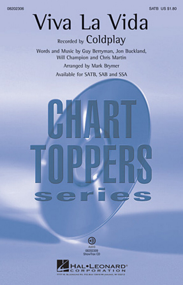 Viva la vida for mixed chorus (SATB)