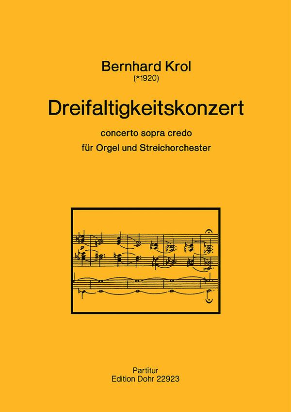 Dreifaltigkeitskonzert op.100 für Orgel