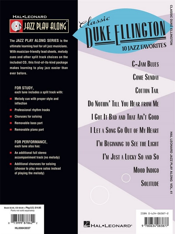 Classic Duke Ellington Favorites (+CD)