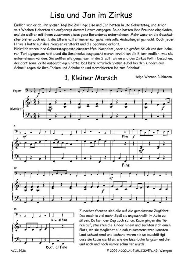 Lisa und Jan im Zirkus