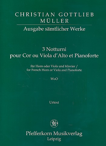 3 Notturni WoO für Horn (Viola)