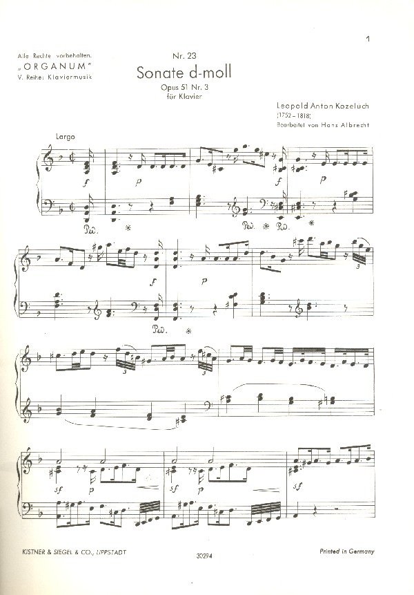 Sonate d-Moll op.51,3