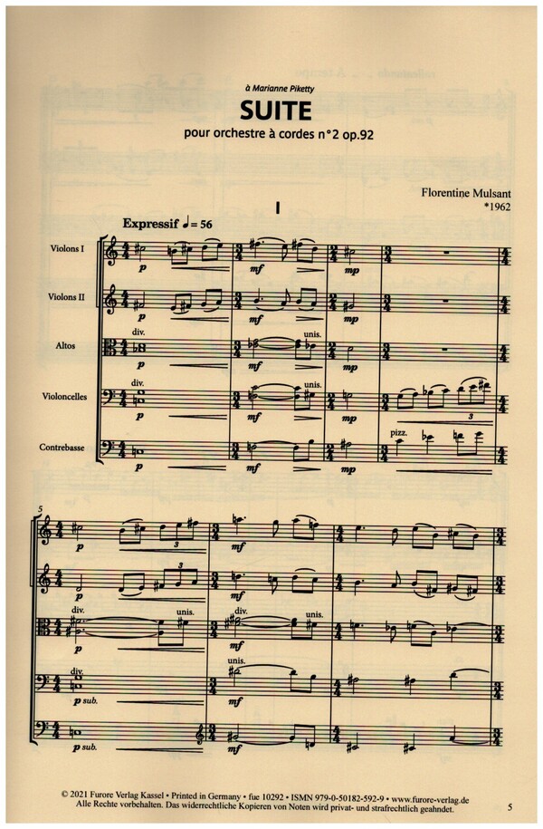 Suite no.2 op.92