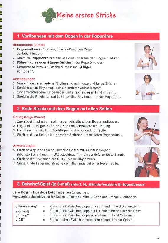 Streicher-Kleeblatt Schülerband für