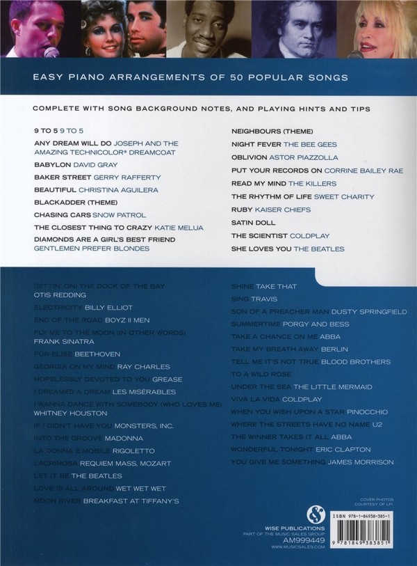 50 fabulous Songs: for really easy piano