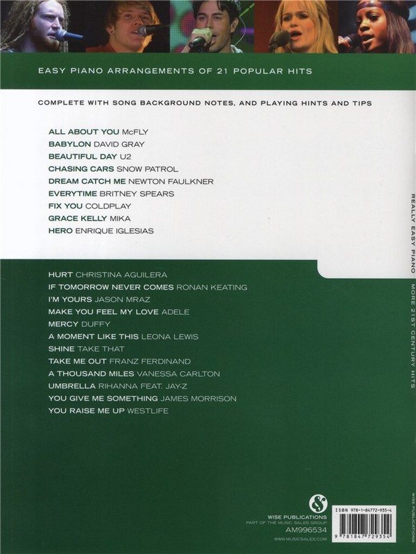 More 21st Century Hits: for really easy piano