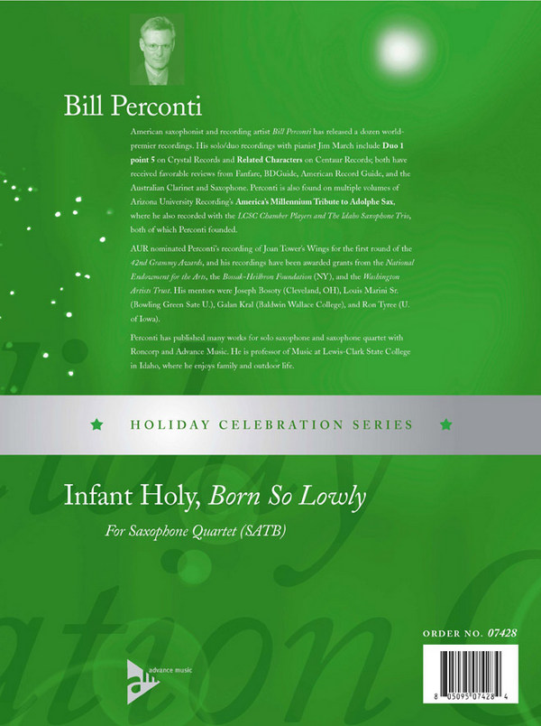 Infant holy born so lowly