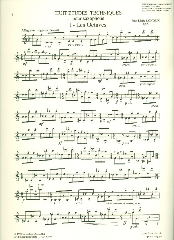 8 Études techniques op.8
