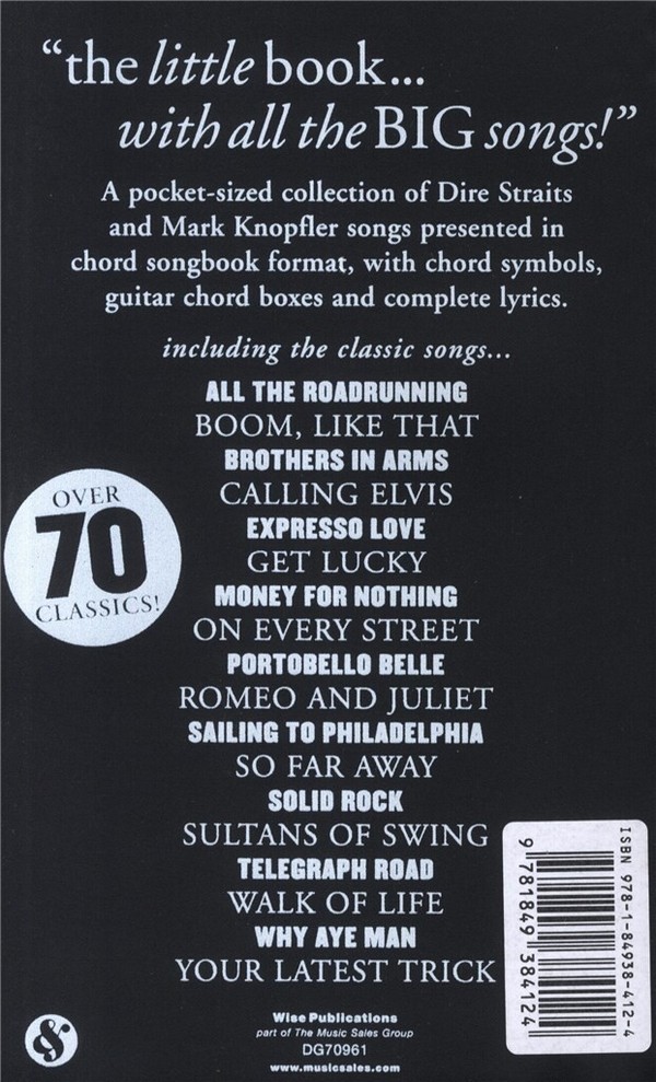 The little black Songbook: Dire Straits & Mark Knopfler