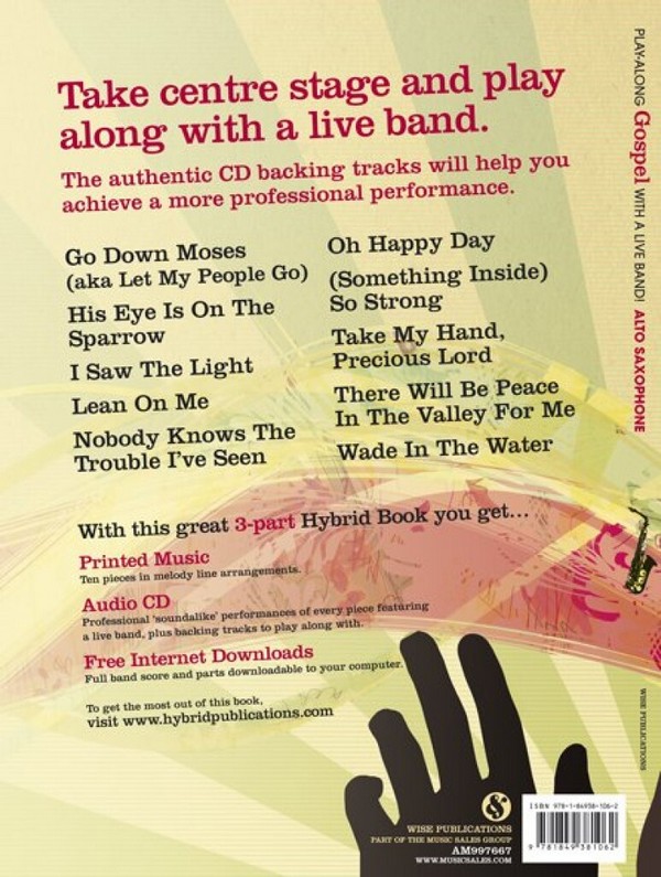 Playalong Gospel with a Live Band (+CD):