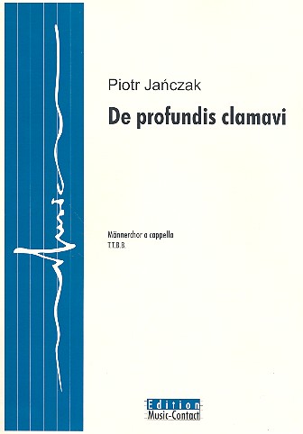 De profundis clamavi für Männerchor
