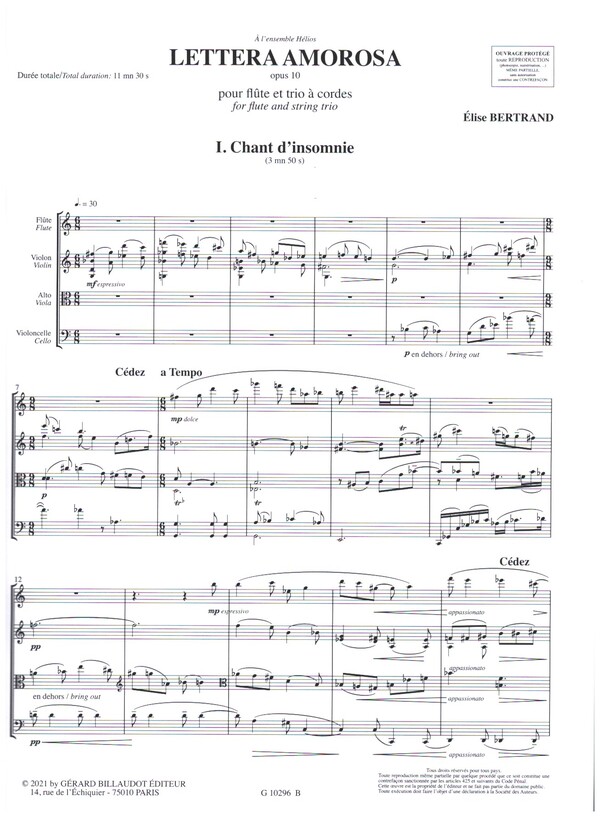 Lettera amorosa op.10