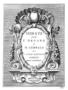 Puzzle Cover Sonate per organo von Martini