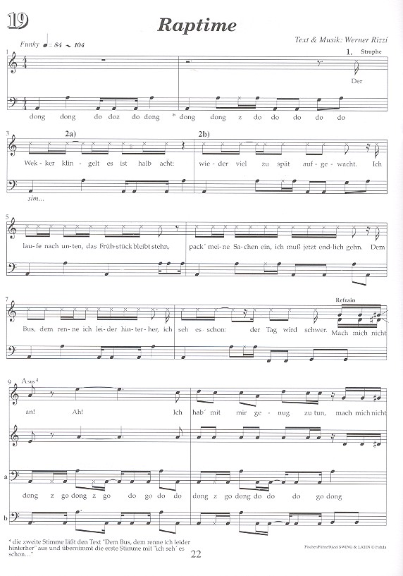 Swing und Latin (+CD) Kanons