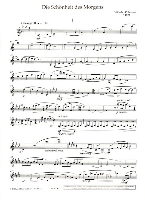 Die Schönheit des Morgens