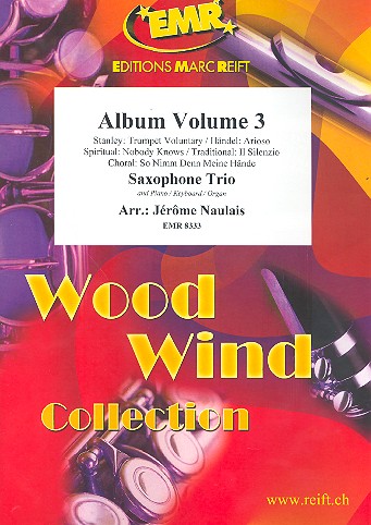 Album vol.3 for 3 saxophones and