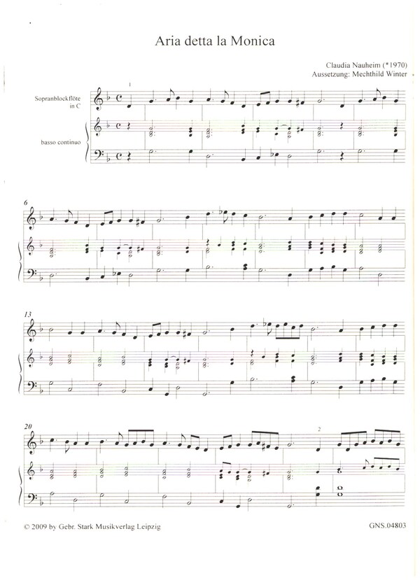 Aria detta la Monica