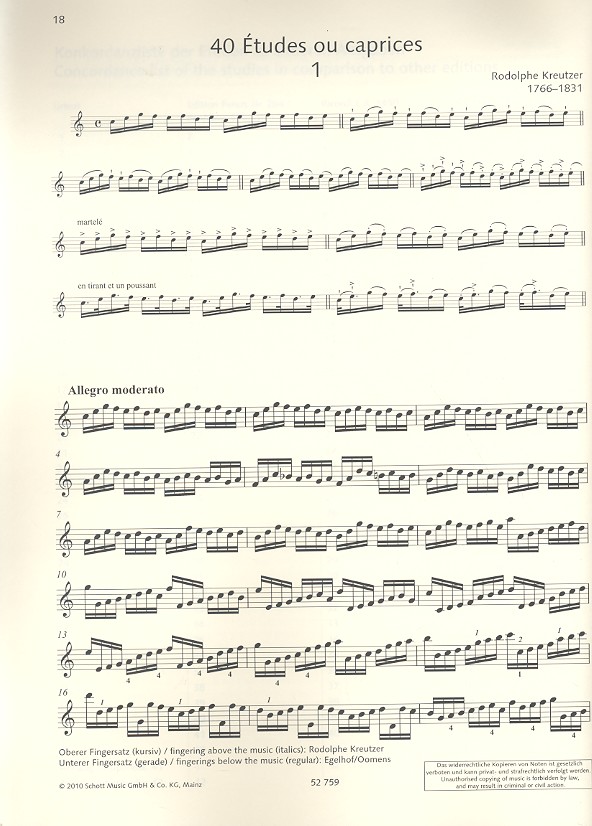 42 Études ou caprices