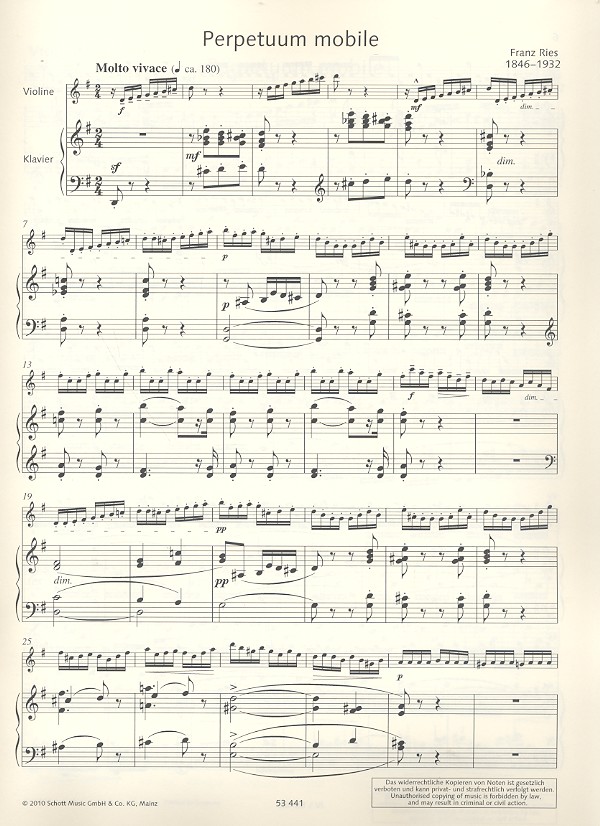 Perpetuum mobile op. 34/5