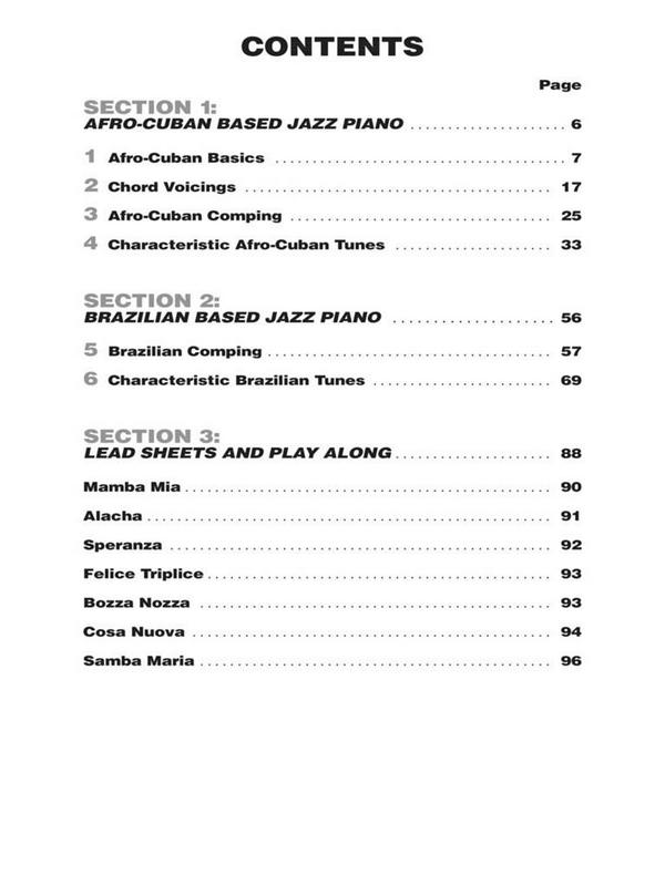 Latin Jazz Piano (+Online Audio)