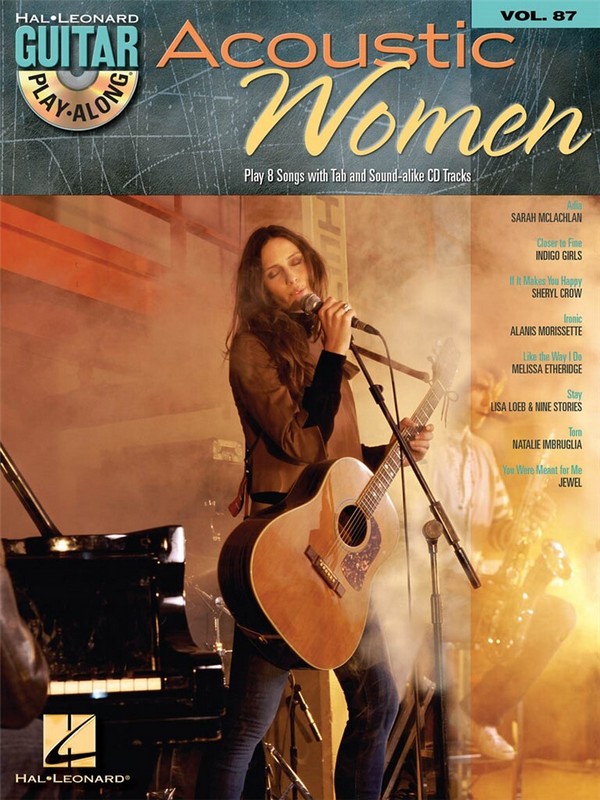 Acoustic Women (+CD): guitar playalong vol.87