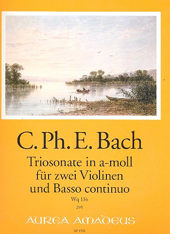 Sonate a-Moll WQ165 für 2 Violinen und Bc