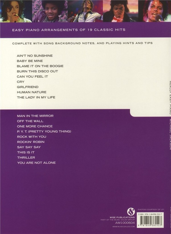 Michael Jackson: for really easy piano
