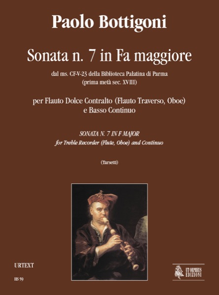 Sonate F-Dur Nr.7 für Altblockflöte